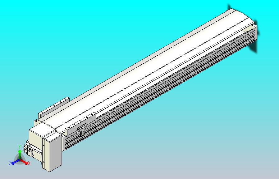 皮带直线轴半封闭可选导轨TPA-HNB-202D-140-L1000-RP-C-P75-N3