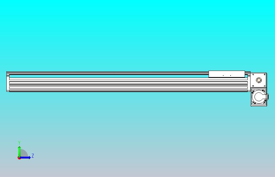 皮带直线轴半封闭可选导轨TPA-HNB-202D-140-L1000-RP-C-P75-N3
