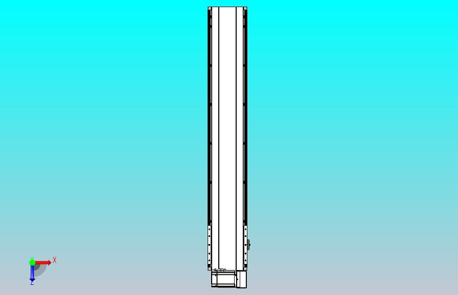 皮带直线轴半封闭可选导轨TPA-HNB-202D-140-L1000-RU-C-P75-N3