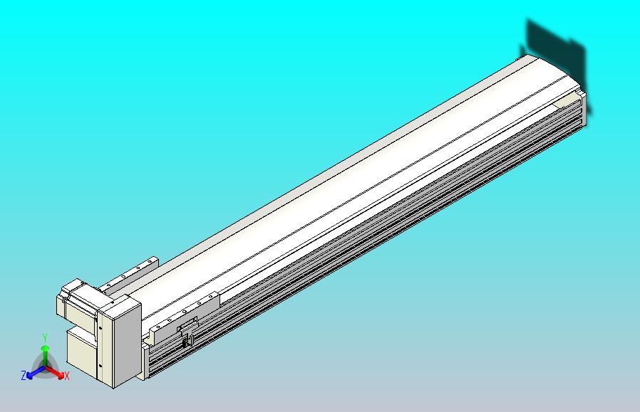 皮带直线轴半封闭可选导轨TPA-HNB-202D-140-L1000-RU-C-P75-N3