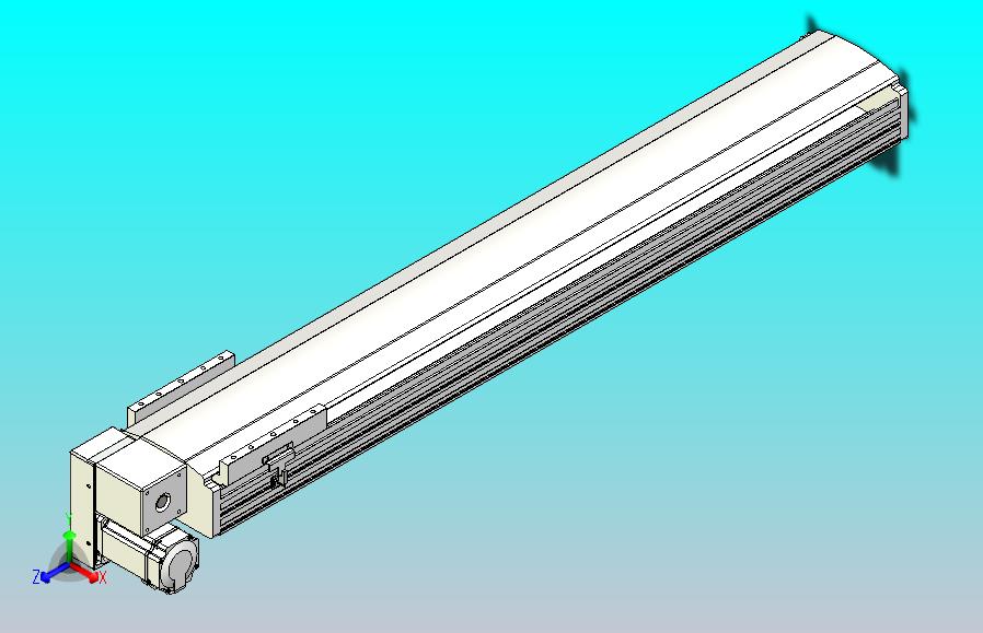 皮带直线轴半封闭可选导轨TPA-HNB-202D-140-L1050-LP-Y-P75-N3