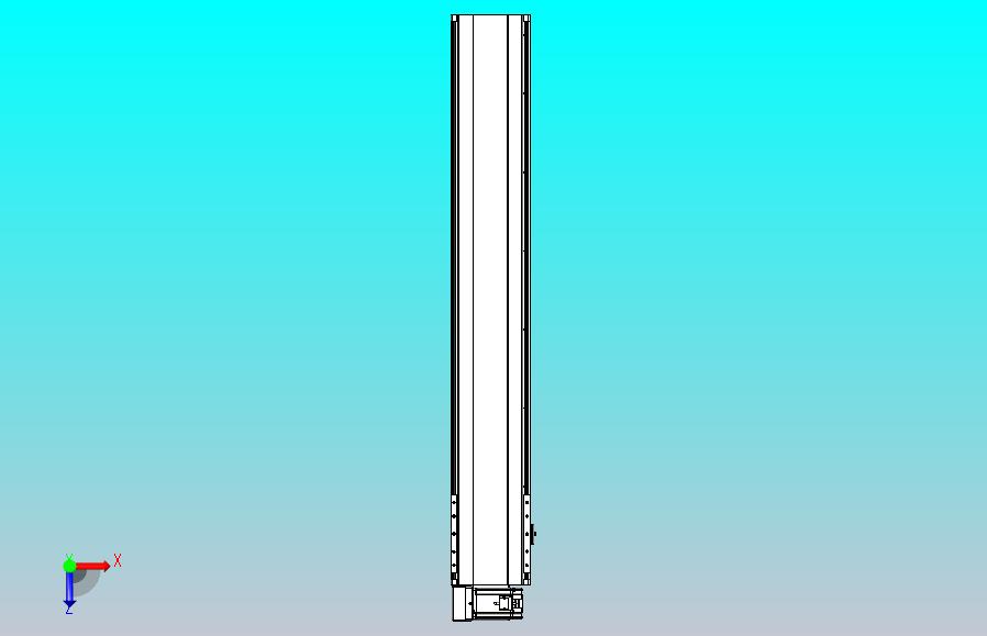 皮带直线轴半封闭可选导轨TPA-HNB-202D-140-L1100-LU-Y-P75-N3