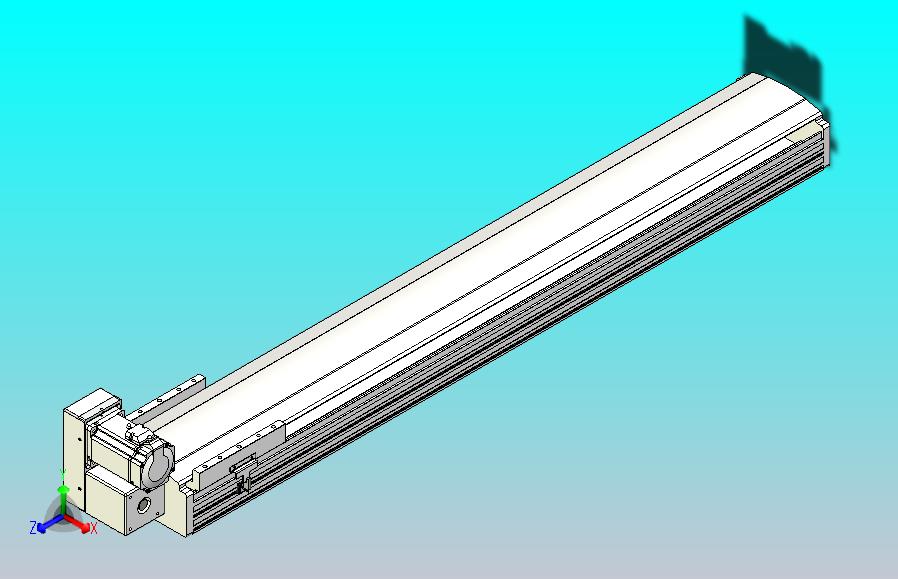 皮带直线轴半封闭可选导轨TPA-HNB-202D-140-L1150-LU-Y-P75-N3