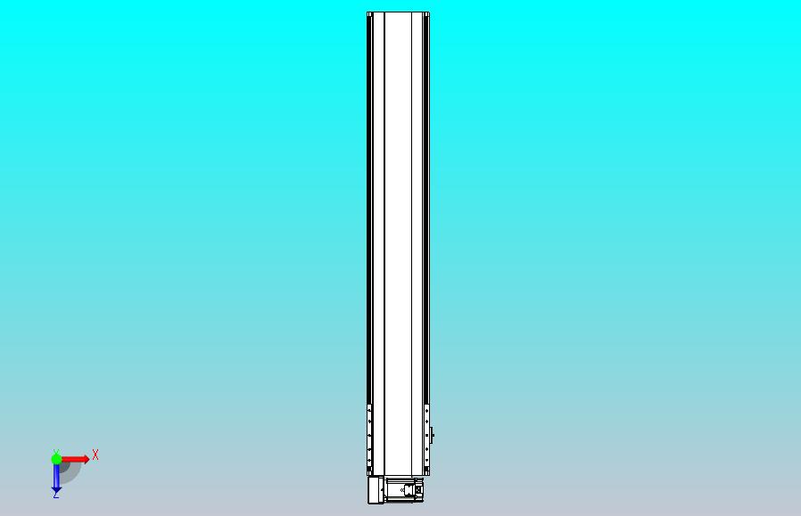 皮带直线轴半封闭可选导轨TPA-HNB-202D-140-L1150-LU-Y-P75-N3