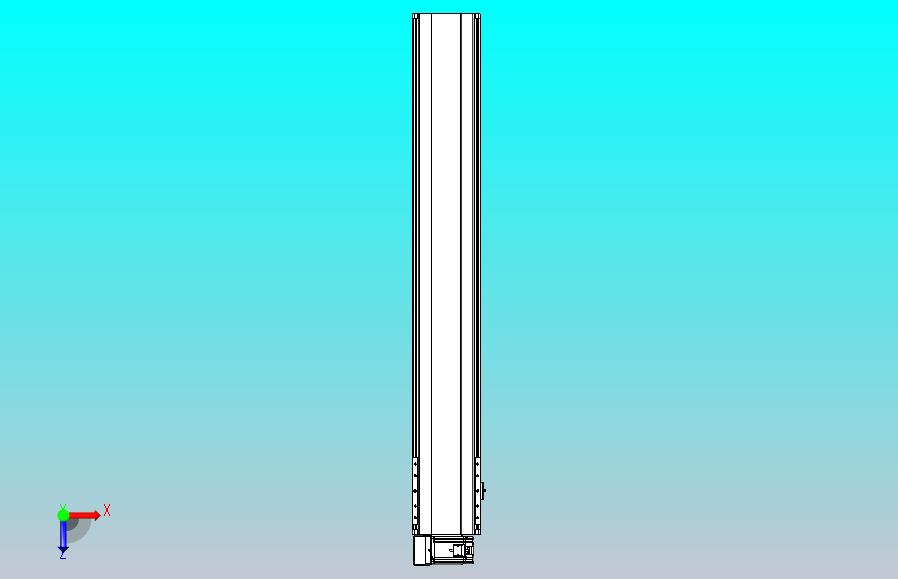 皮带直线轴半封闭可选导轨TPA-HNB-202D-140-L1200-LU-Y-P75-N3
