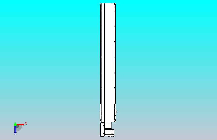皮带直线轴半封闭可选导轨TPA-HNB-202D-140-L1200-ML-Y-P75-N3