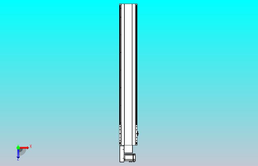 皮带直线轴半封闭可选导轨TPA-HNB-202D-140-L1250-ML-Y-P75-N3