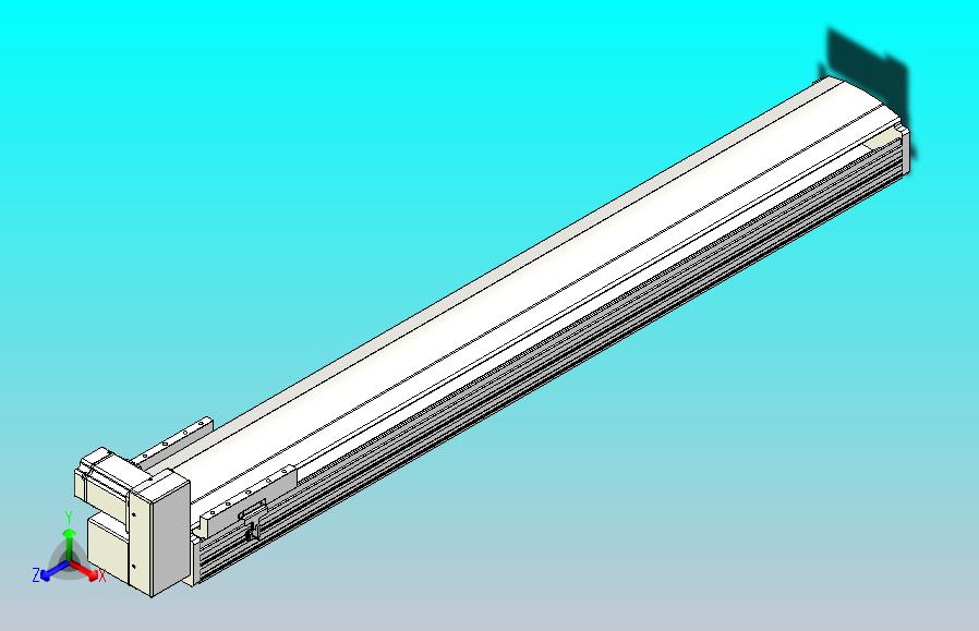 皮带直线轴半封闭可选导轨TPA-HNB-202D-140-L1250-RU-C-P75-N3