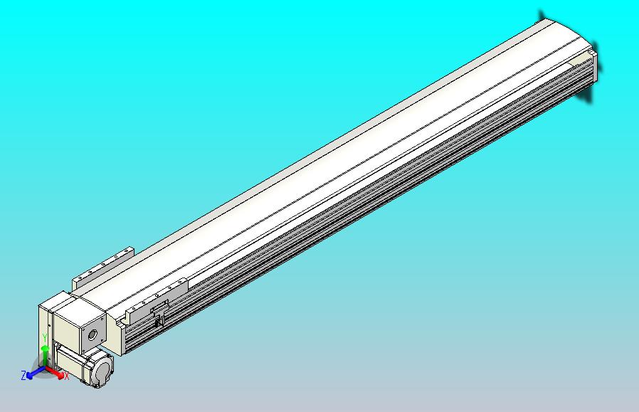皮带直线轴半封闭可选导轨TPA-HNB-202D-140-L1300-LP-C-P75-N3