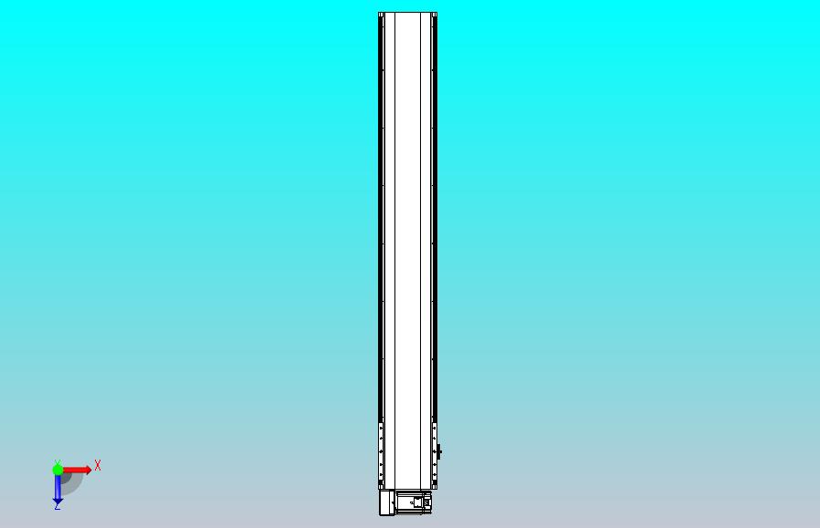 皮带直线轴半封闭可选导轨TPA-HNB-202D-140-L1300-LU-Y-P75-N3