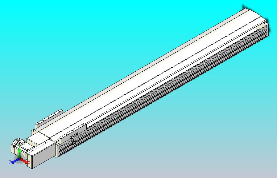 皮带直线轴半封闭可选导轨TPA-HNB-202D-140-L1300-MR-Y-P75-N3
