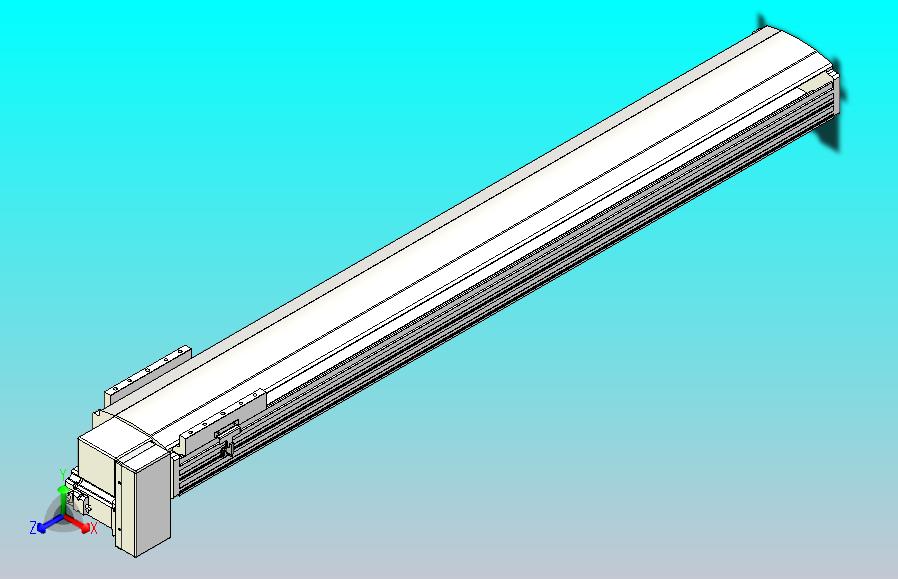 皮带直线轴半封闭可选导轨TPA-HNB-202D-140-L1300-RP-Y-P75-N3