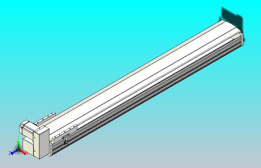 皮带直线轴半封闭可选导轨TPA-HNB-202D-140-L1300-RU-C-P75-N3