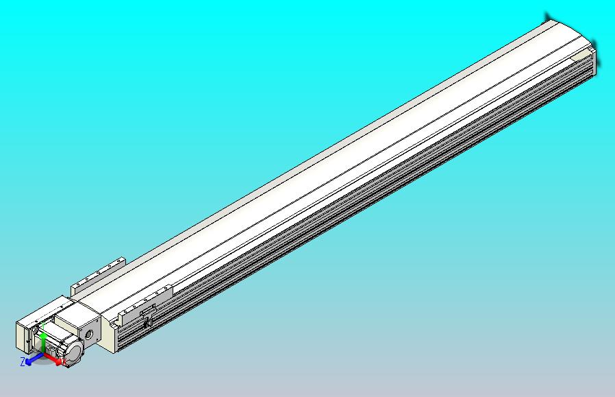 皮带直线轴半封闭可选导轨TPA-HNB-202D-140-L1550-ML-C-P75-N3