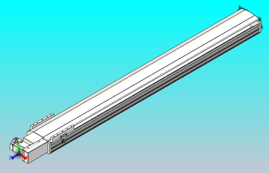皮带直线轴半封闭可选导轨TPA-HNB-202D-140-L1600-MR-C-P75-N3