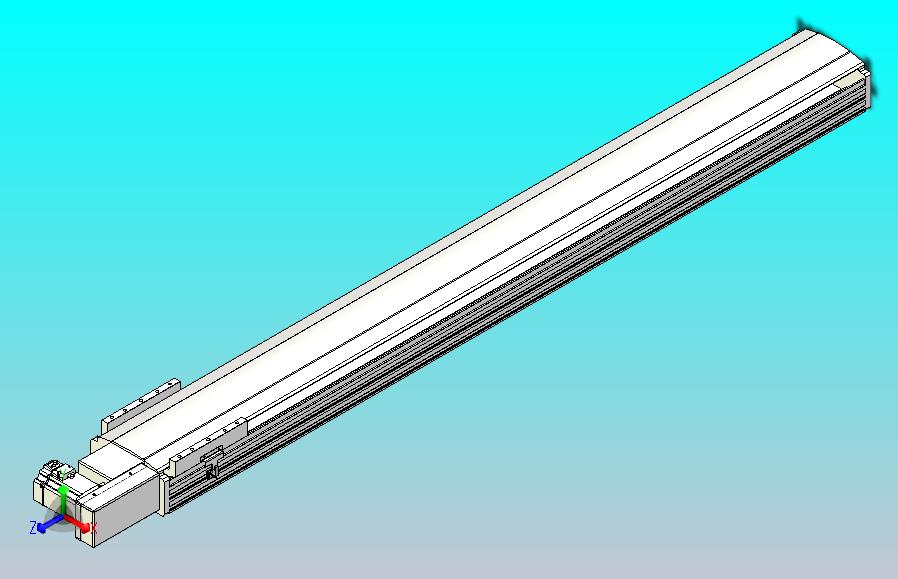 皮带直线轴半封闭可选导轨TPA-HNB-202D-140-L1600-MR-Y-P75-N3