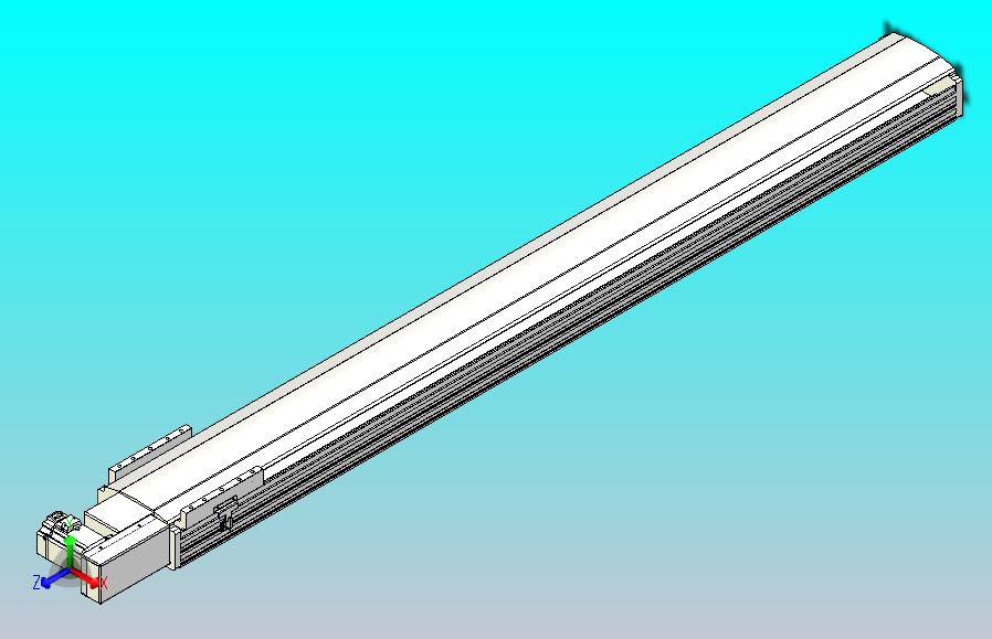 皮带直线轴半封闭可选导轨TPA-HNB-202D-140-L1700-MR-Y-P75-N3