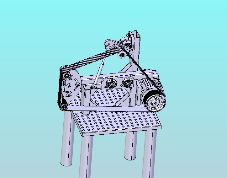 砂带打磨机 CATIA