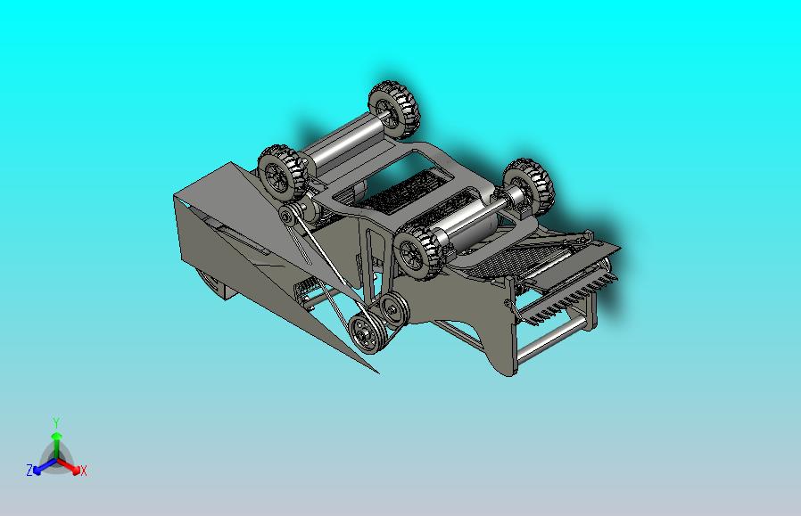 升运链式大蒜收获机（3D+2D）
