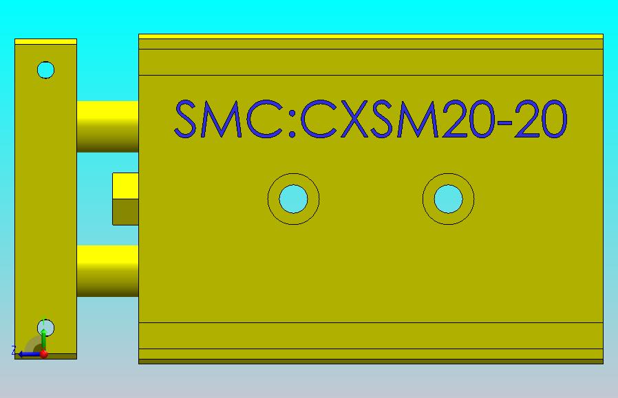气缸CXSM20-20