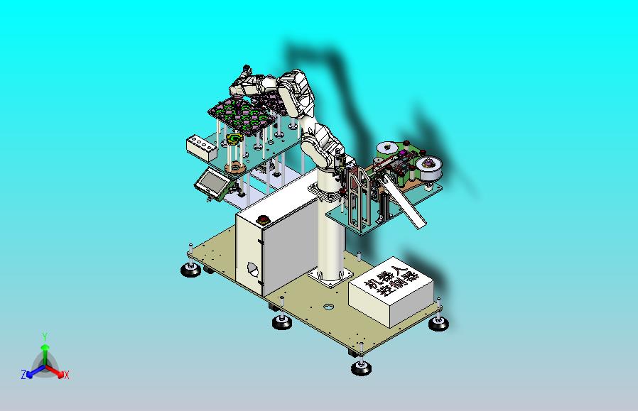 PCB板支架自动在线组装设备