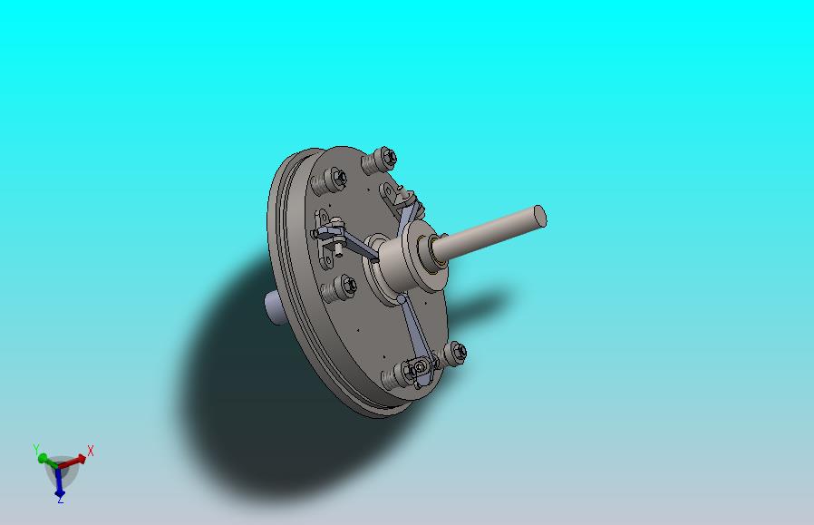单片离合器3D图纸 Solidworks设计