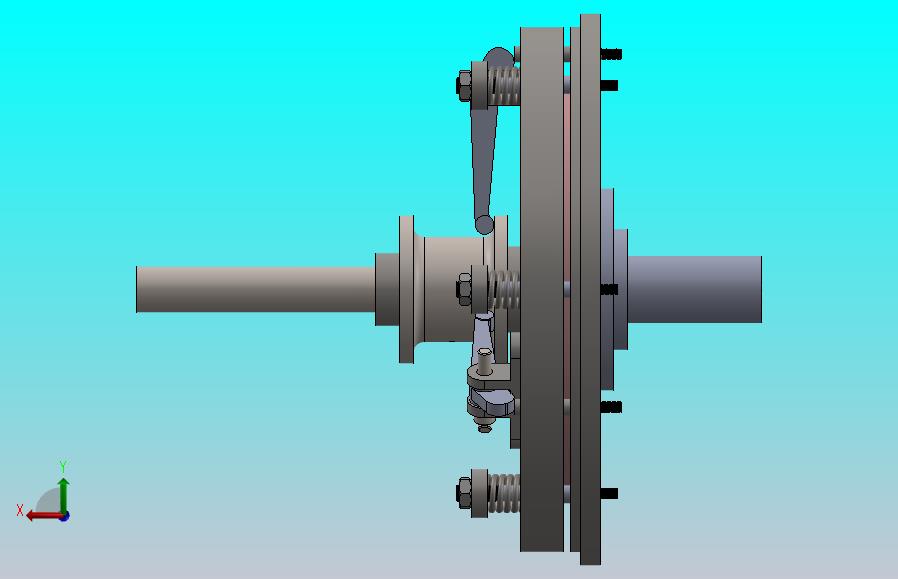 单片离合器3D图纸 Solidworks设计