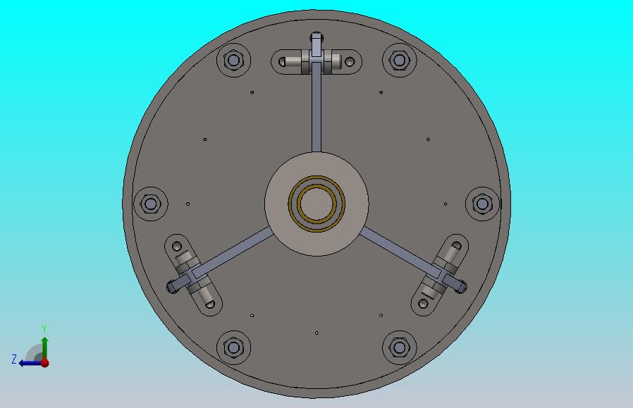 单片离合器3D图纸 Solidworks设计