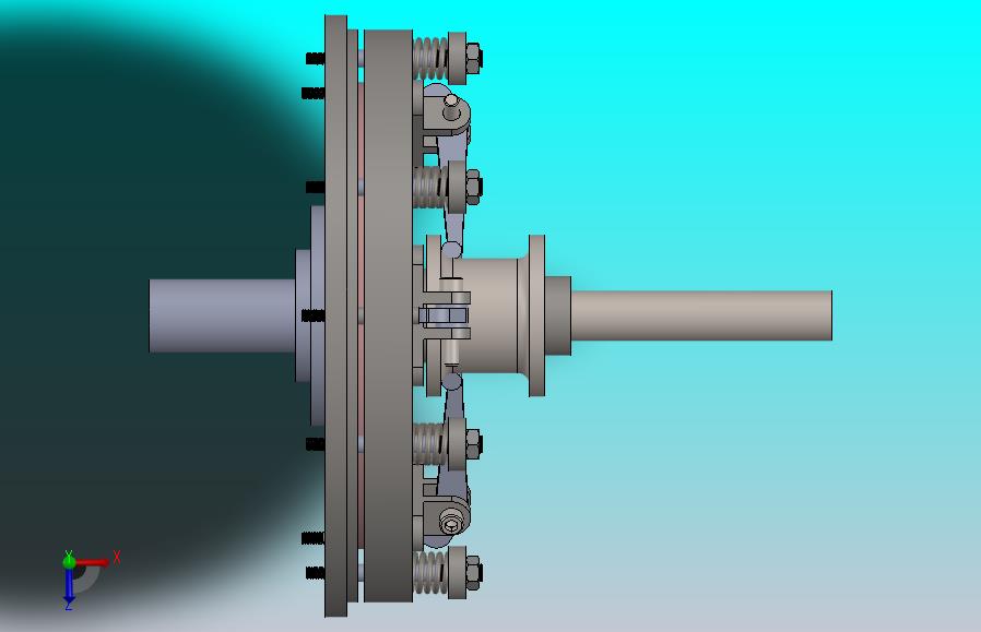 单片离合器3D图纸 Solidworks设计