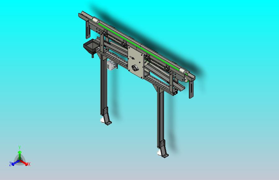 圆带输送机3D图纸 x_t格式