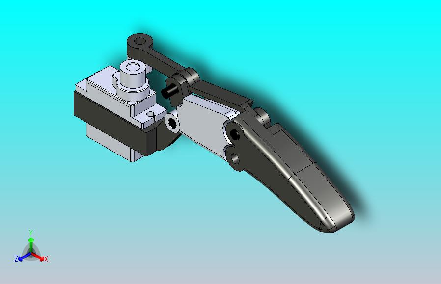 单根手指机构3D数模图纸 Solidworks设计 附STEP