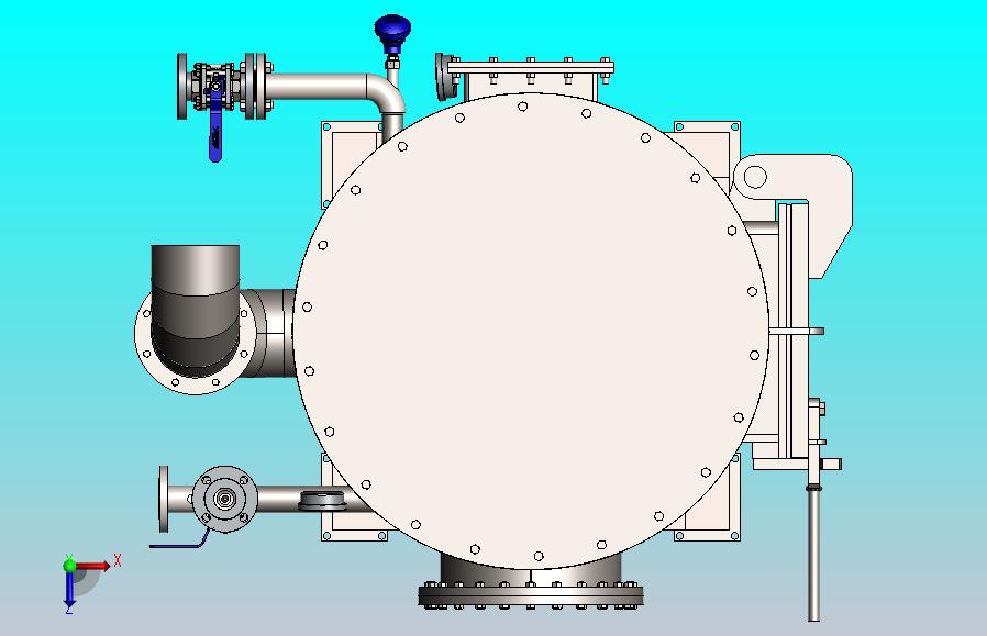 热力热工设备3D数模图纸 Solidworks设计