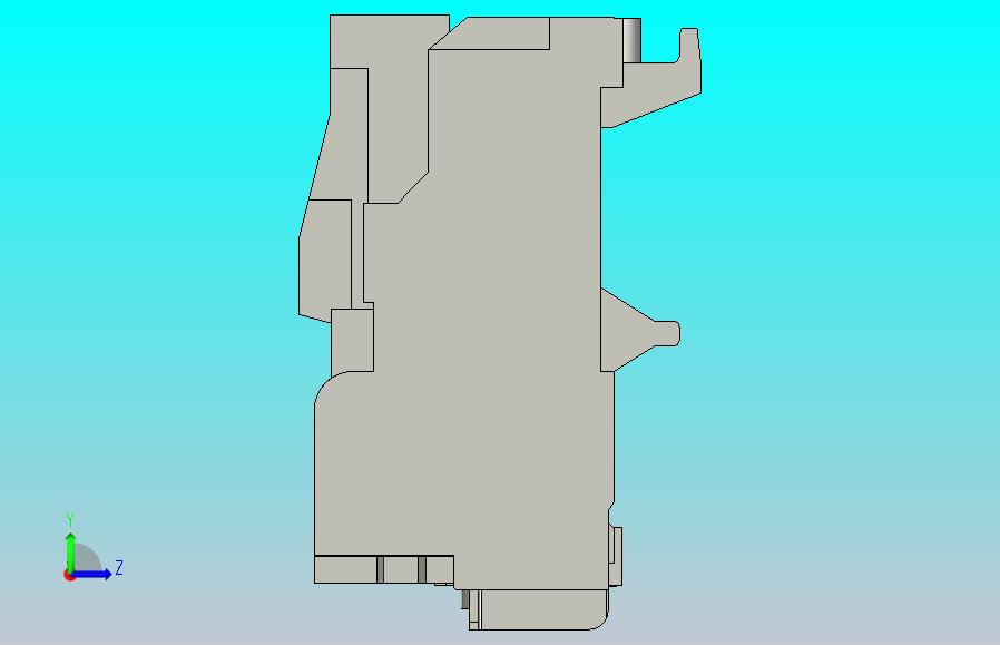 24种三菱热过载继电器3D模型
