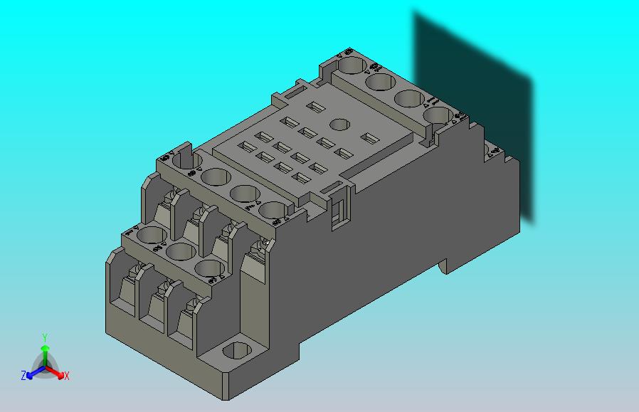 33种施耐德继电器3D模型