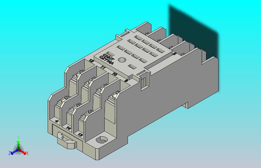 42种正泰继电器3D模型