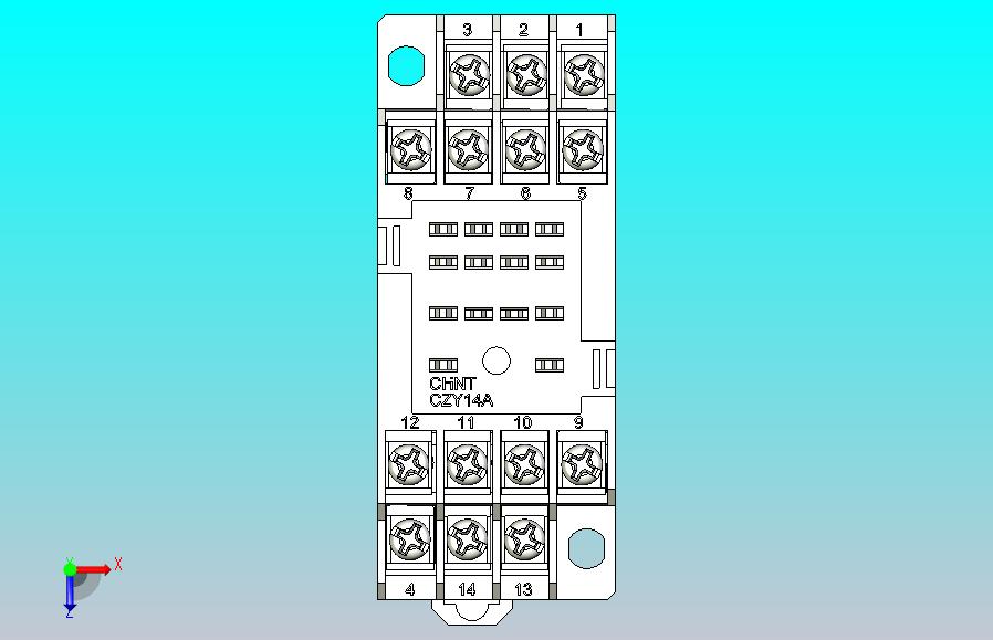 42种正泰继电器3D模型