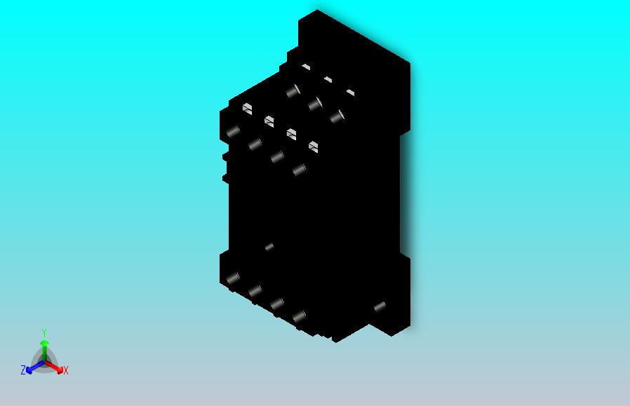 56种欧姆龙继电器3D模型