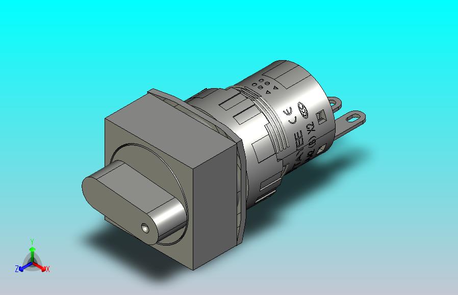 176种带指示灯按钮开关3D模型