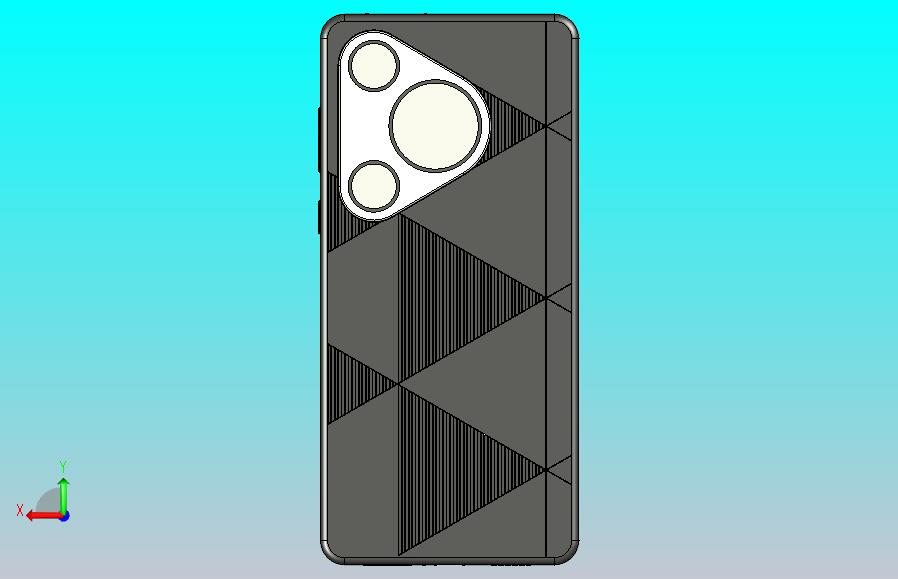 华为Pura70Pro+魅影黑三维模型