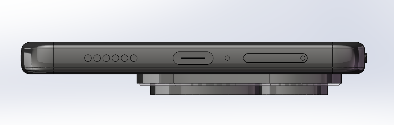 华为Pura70Pro+魅影黑三维模型
