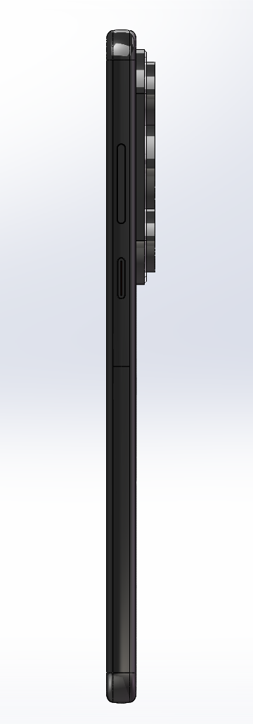 华为Pura70Pro+魅影黑三维模型