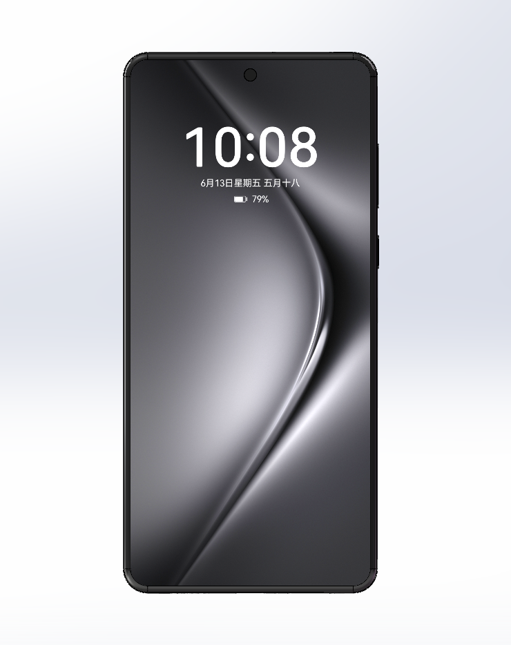 华为Pura70Pro+魅影黑三维模型