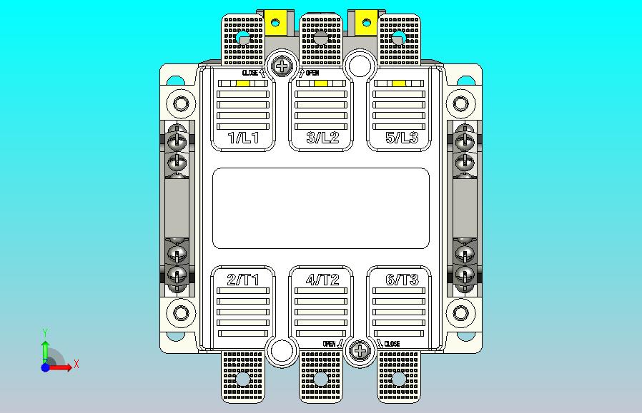 CJ20-100交流接触器三维模型