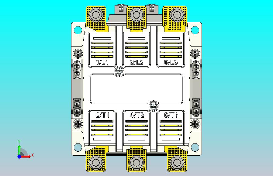 CJ20-160交流接触器三维模型