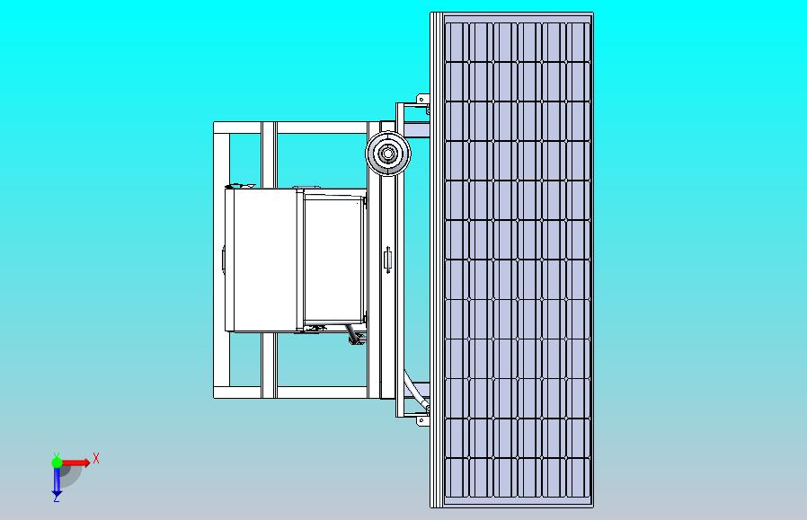 光伏组件太阳能支架3D图纸 STEP格式