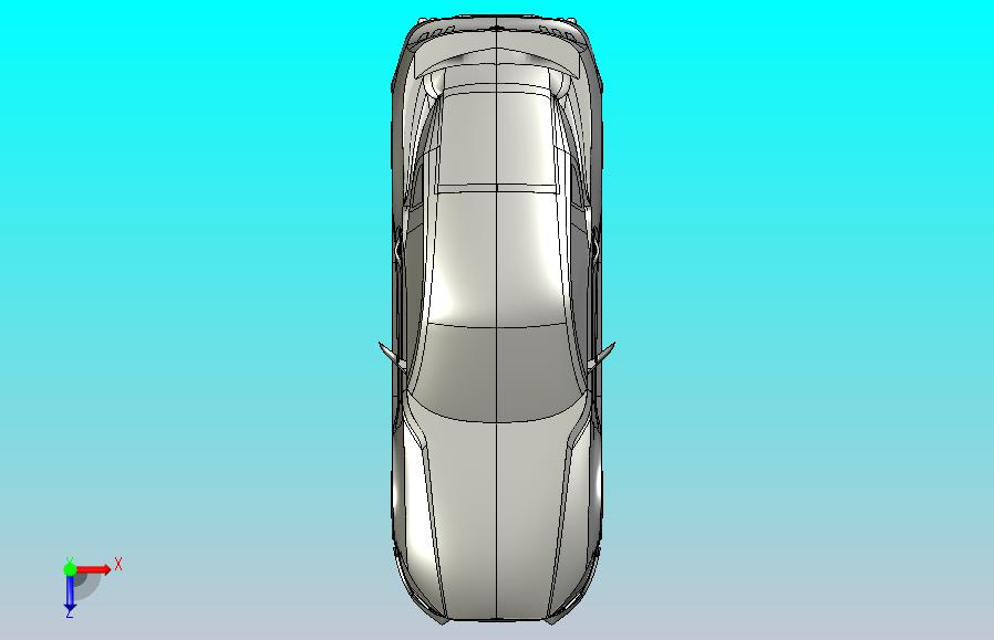 汽车曲面设计3D图纸 STEP IGS格式