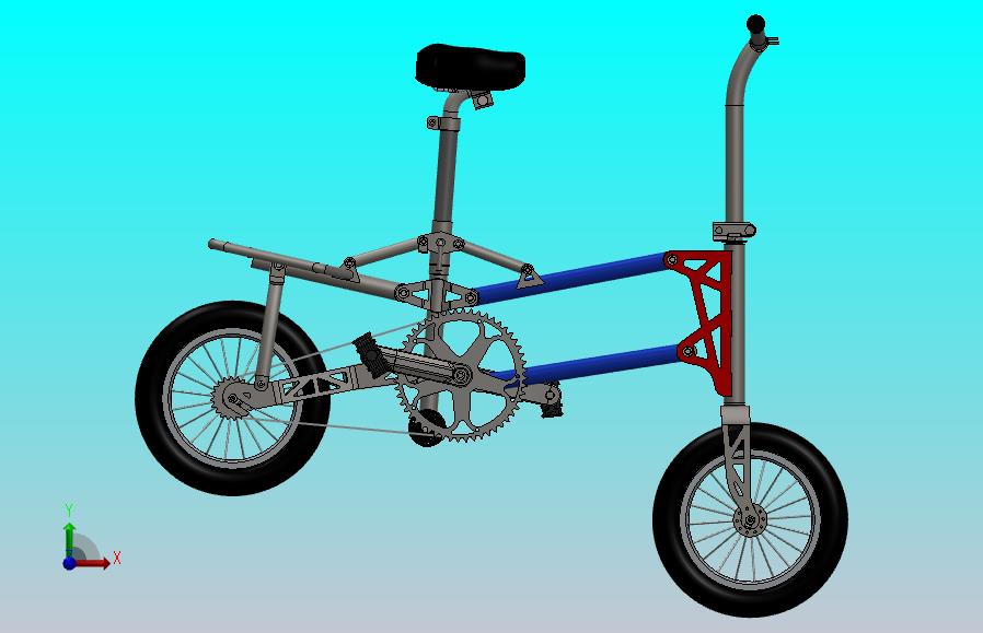 小自行车3D模型