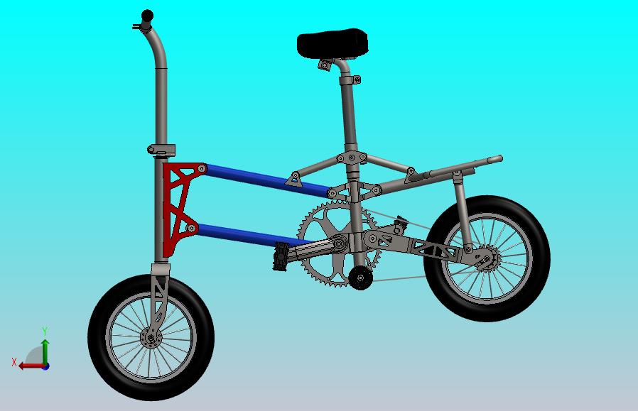 小自行车3D模型