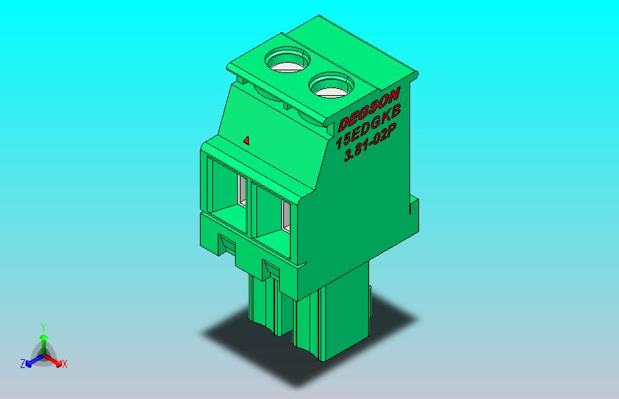 可插拔接线端子15EDGKB-3.81-02P-14-00AH