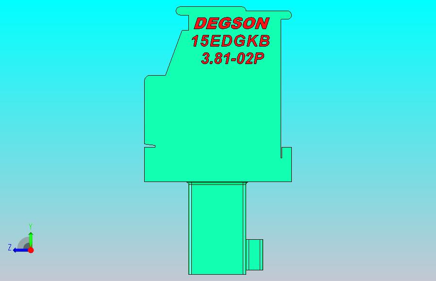 可插拔接线端子15EDGKB-3.81-02P-14-00AH